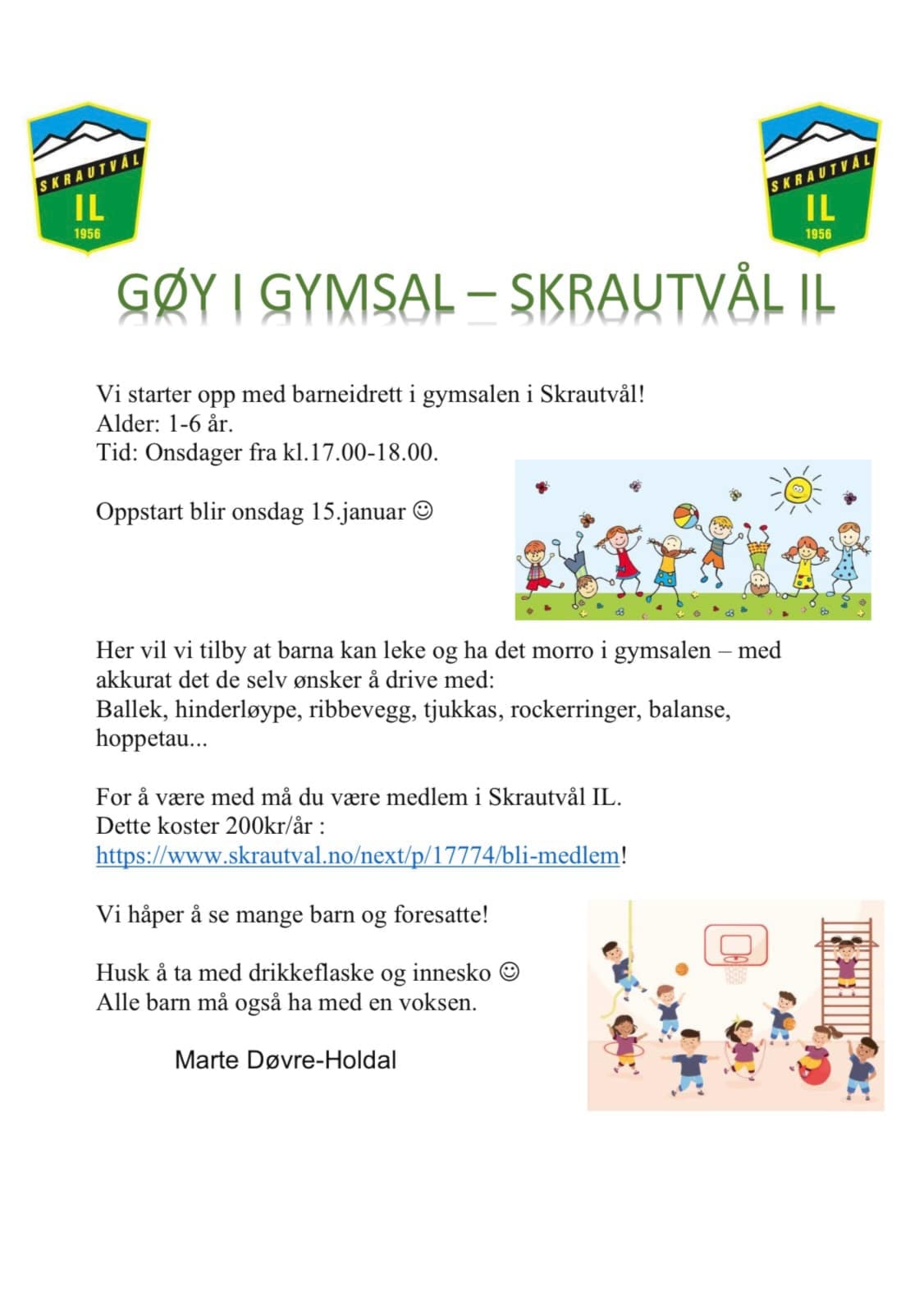 Gøy i gymsal